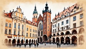 Kraków w sztuce cyfrowej