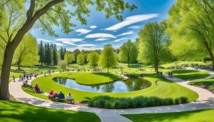 Zielone tereny w Nowej Hucie